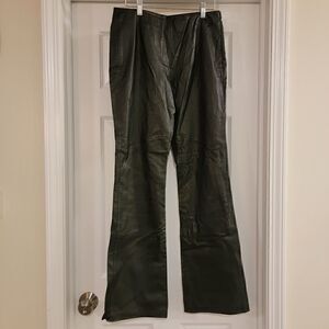 Harley-Davidson Premonition motorcycle black leather pants size 6 NWT